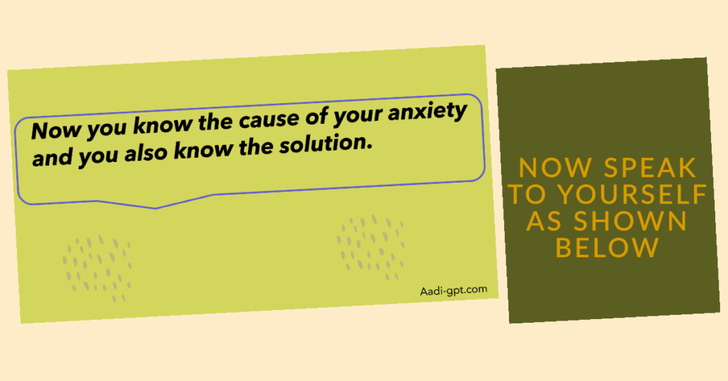 how to deal Anxiety